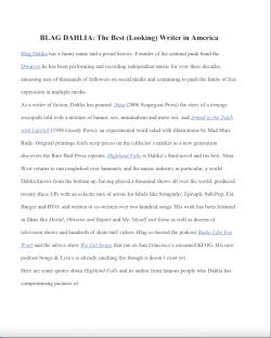 Blag Dahlia BIO 2023