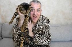 Ralph Champagne Two Cats by Julia Lofstrand
